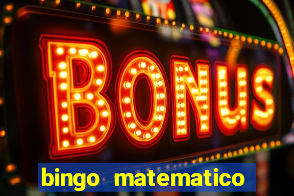 bingo matematico para ensino medio